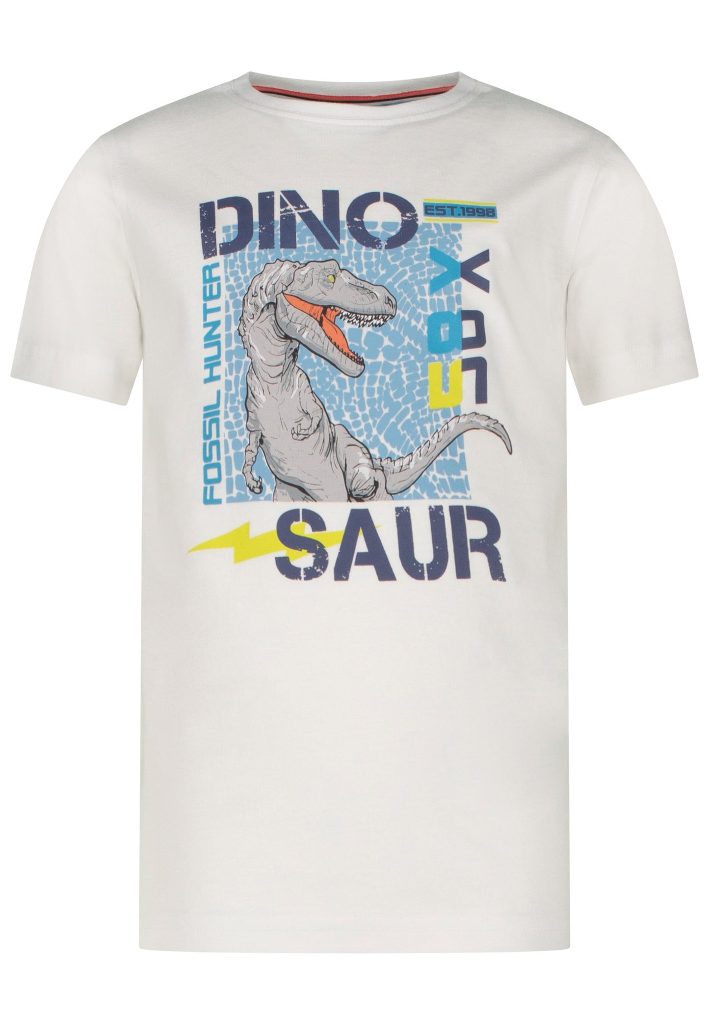 Salt and Pepper T-Shirt Dinosaurier weiß