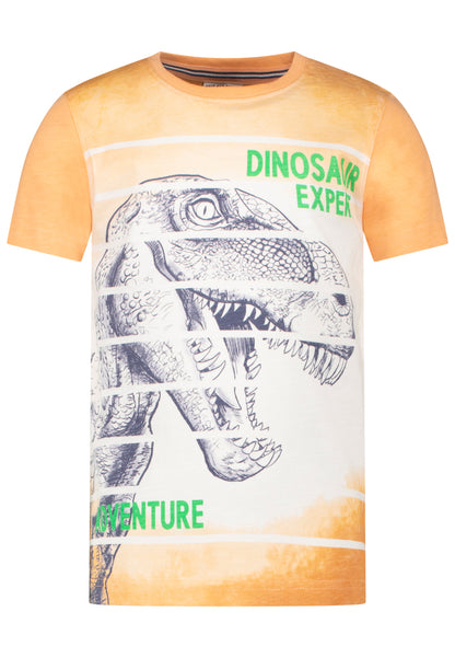 Salt and Pepper T-Shirt Dinosaurier Expert light orange