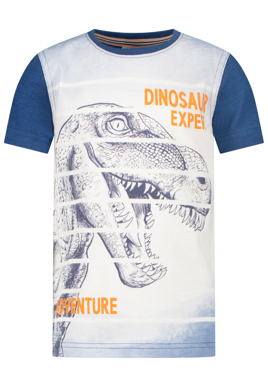 Salt and Pepper T-Shirt Dinosaurier Expert indigo blue