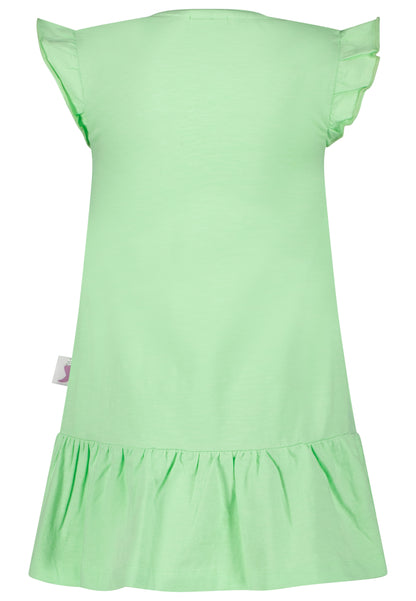 Salt and Pepper T-Shirtkleid Schmetterlinge jasmin green