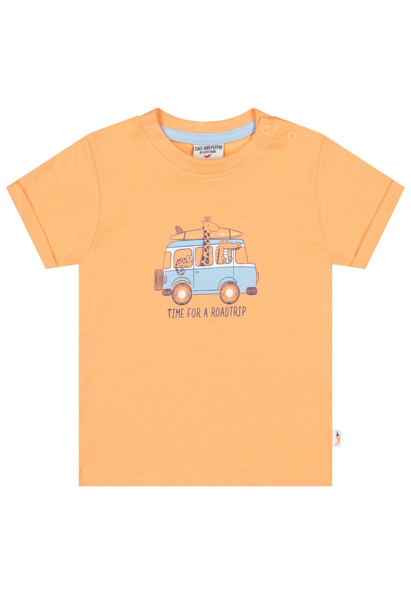 Salt and Pepper T-Shirt Roadtrip light orange