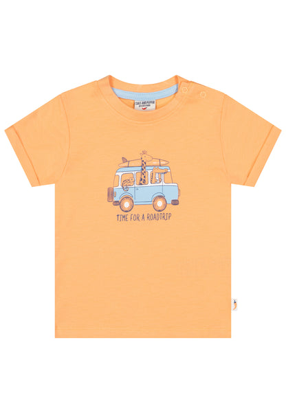 Salt and Pepper T-Shirt Roadtrip light orange