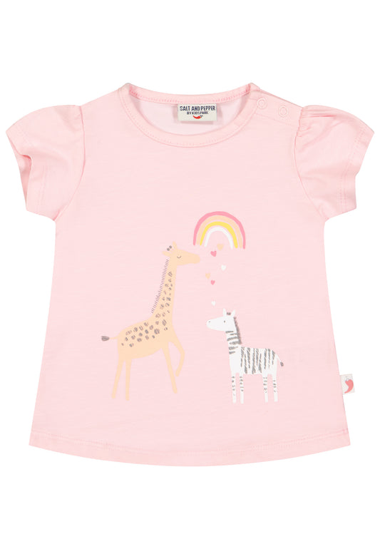 Salt and Pepper T-Shirt Giraffen rose