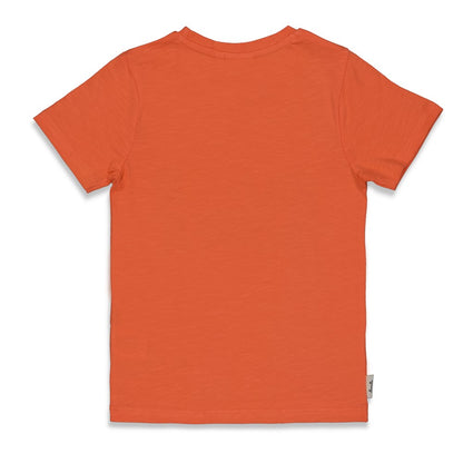 STURDY T-Shirt El Sol Palmtree orange